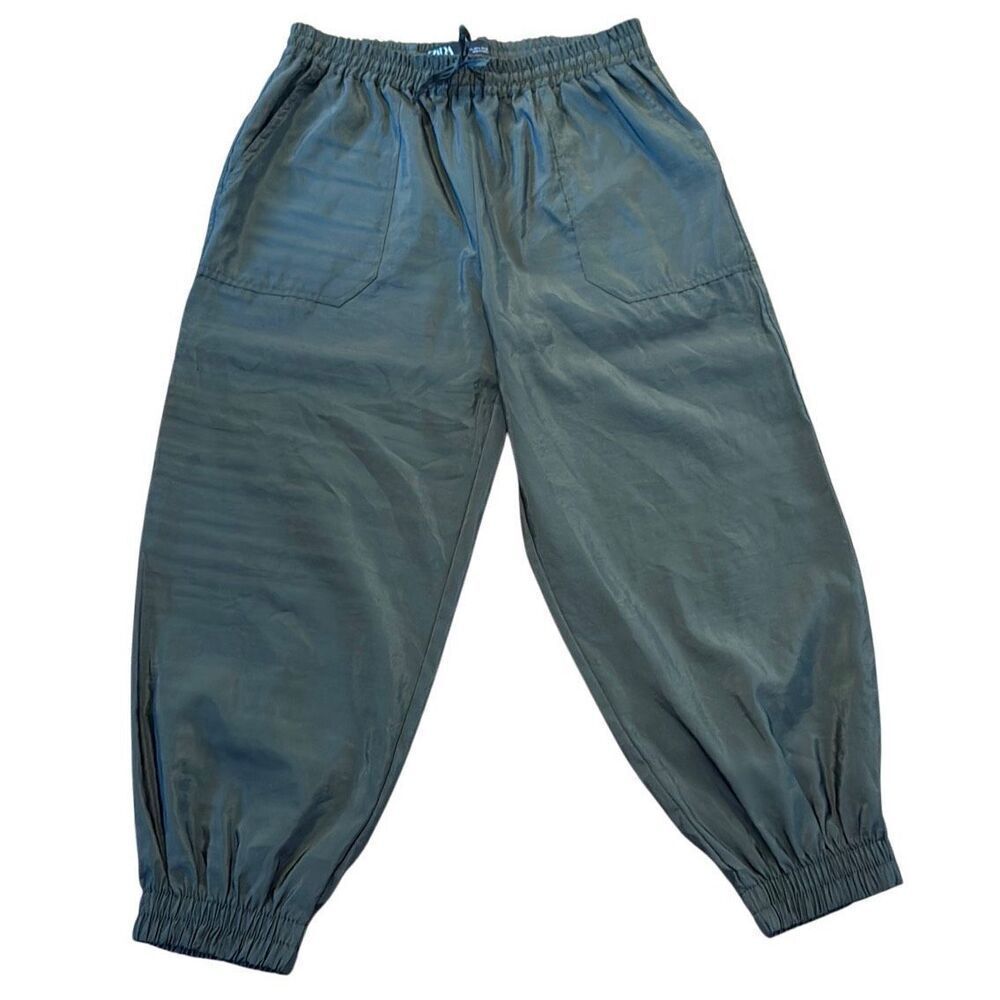 Zara Olive Green Track Pants